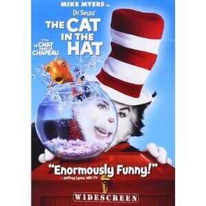 2 FOR $5 SALE Dr. Seuss' The Cat In The Hat 2003 DVD Movie (Widescreen Edition)